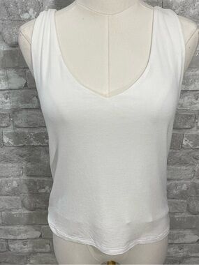 Dry Good Originality Classic V-Neck Tank Top - White